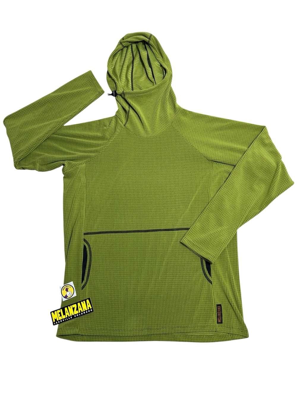 NWT Melanzana microgrid hoodie V2 size XL guac green hooded sweatshirt